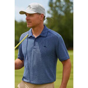 Tommy Bahama XL Island Zone Navy Blue Polo Men's